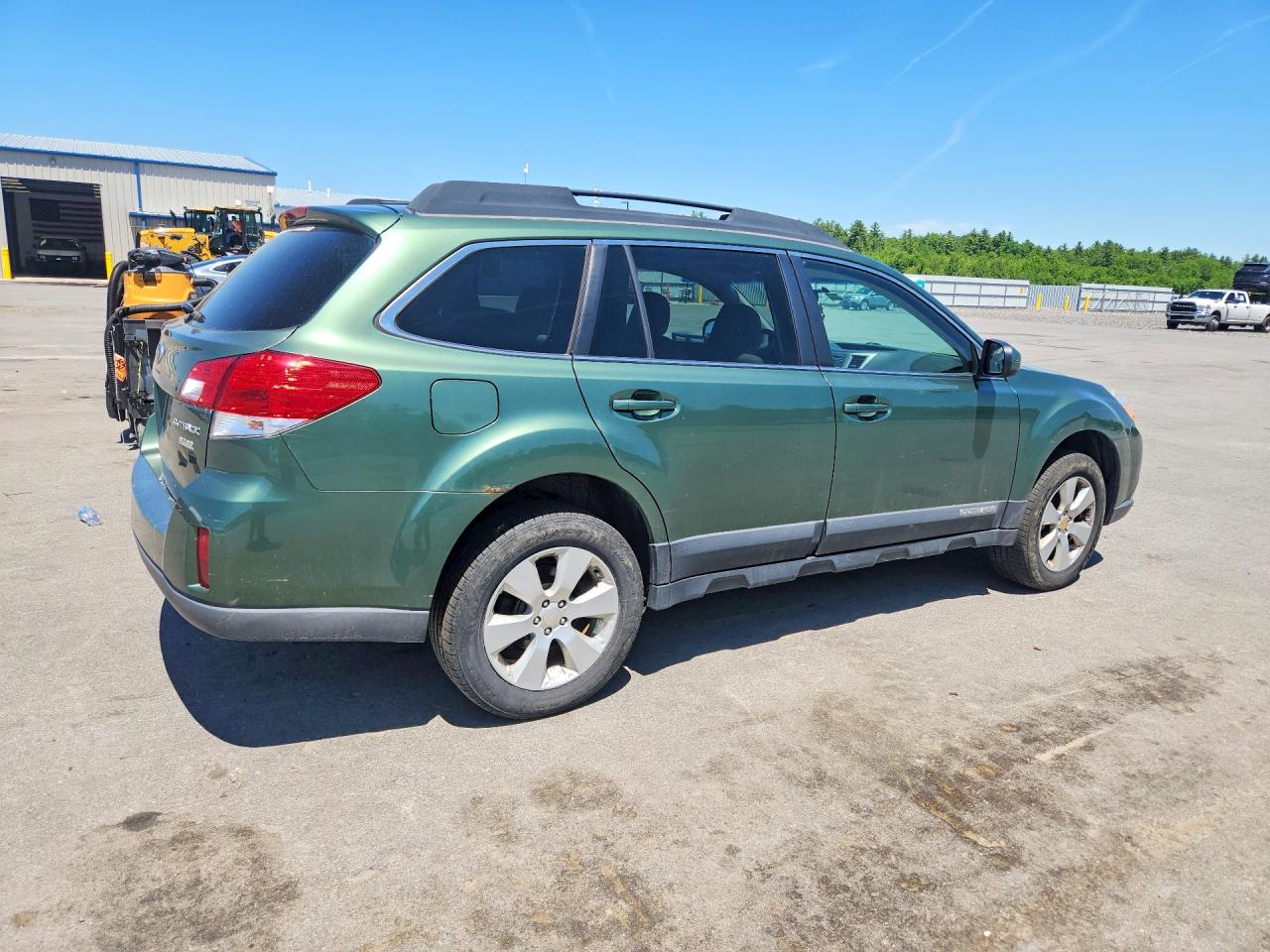 2012 Subaru Outback 2.5i Premium Зеленый vin: 4S4BRBCC6C3300933