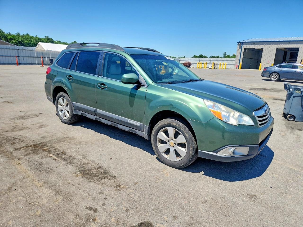 2012 Subaru Outback 2.5i Premium Зеленый vin: 4S4BRBCC6C3300933