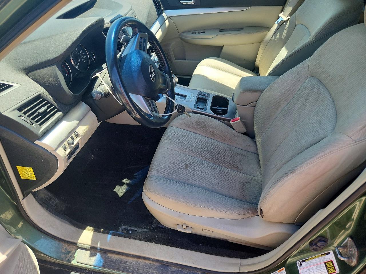 2012 Subaru Outback 2.5i Premium Зеленый vin: 4S4BRBCC6C3300933