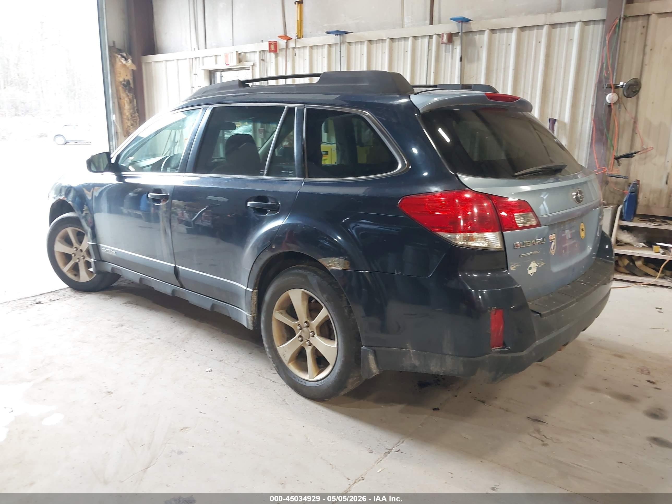 2013 Subaru Outback 2.5i Premium Синий vin: 4S4BRBCC6D1237622