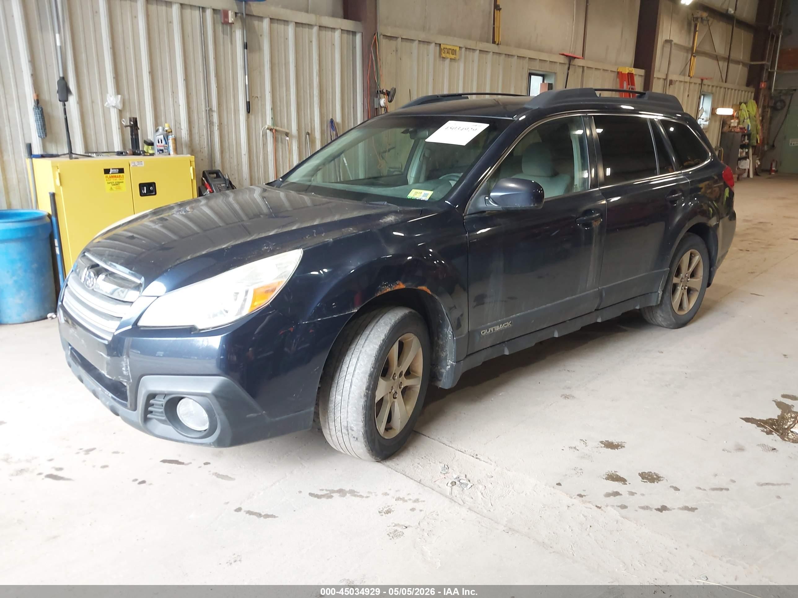 2013 Subaru Outback 2.5i Premium Синий vin: 4S4BRBCC6D1237622