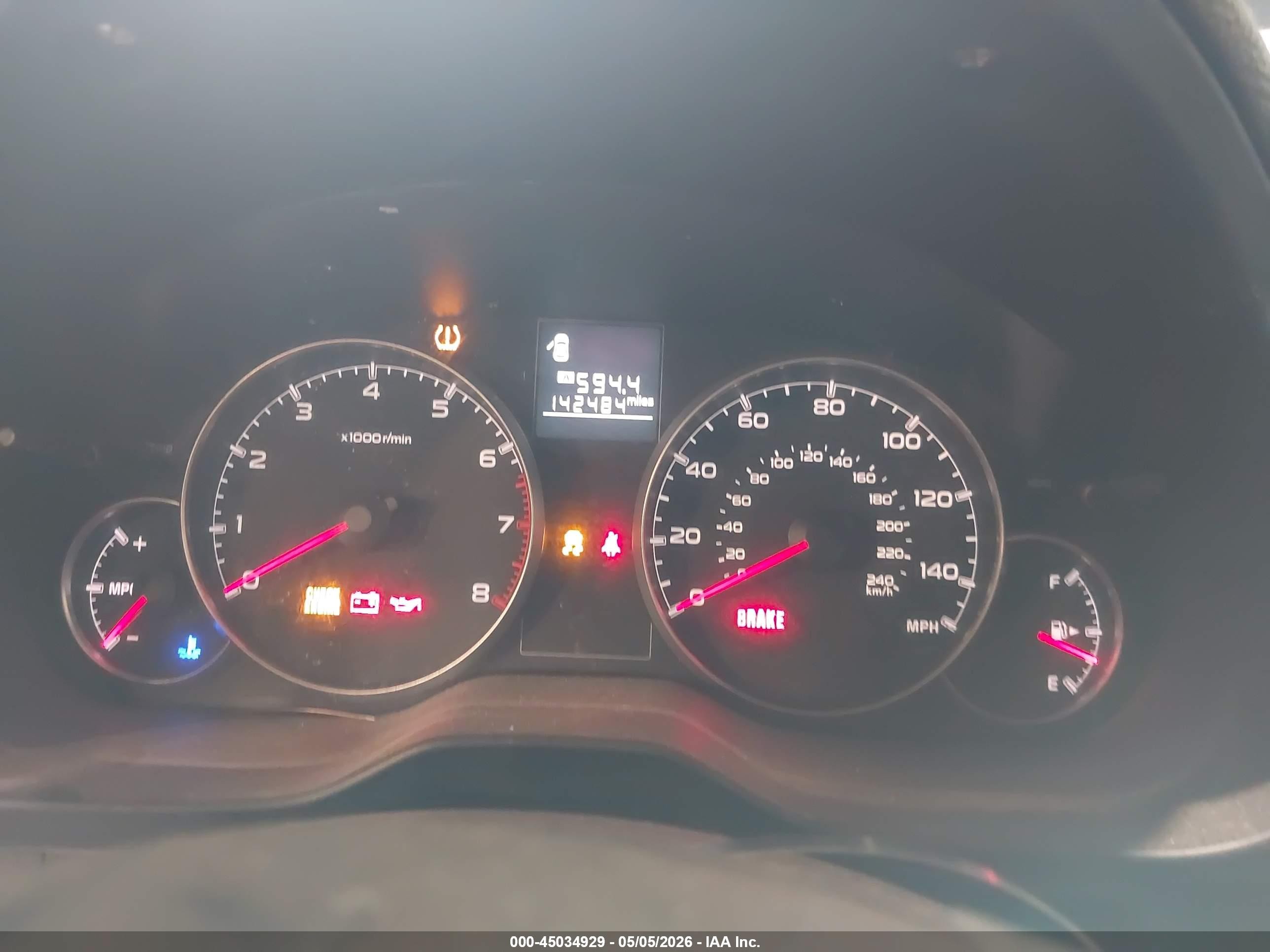 2013 Subaru Outback 2.5i Premium Синий vin: 4S4BRBCC6D1237622