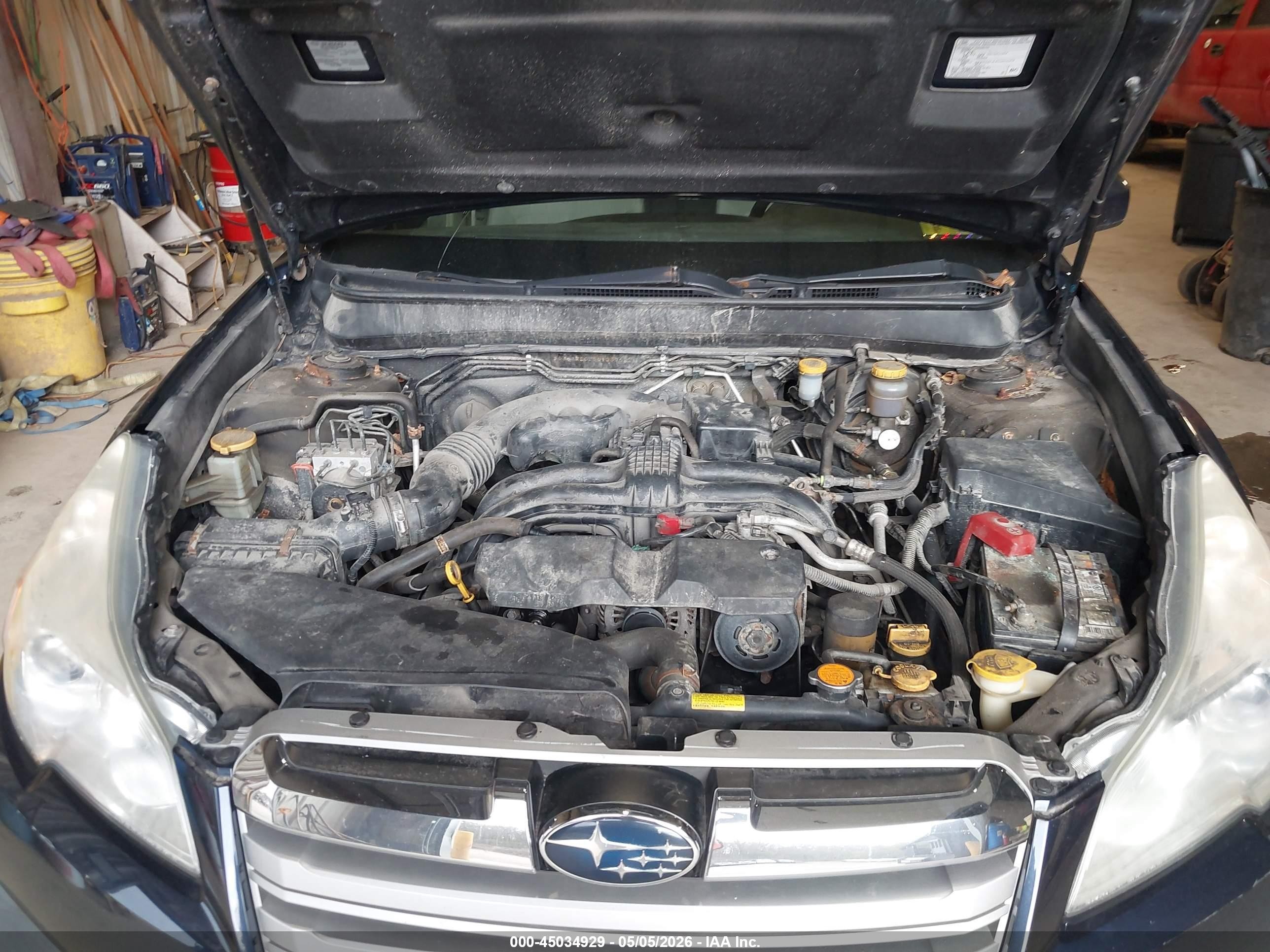 2013 Subaru Outback 2.5i Premium Синий vin: 4S4BRBCC6D1237622