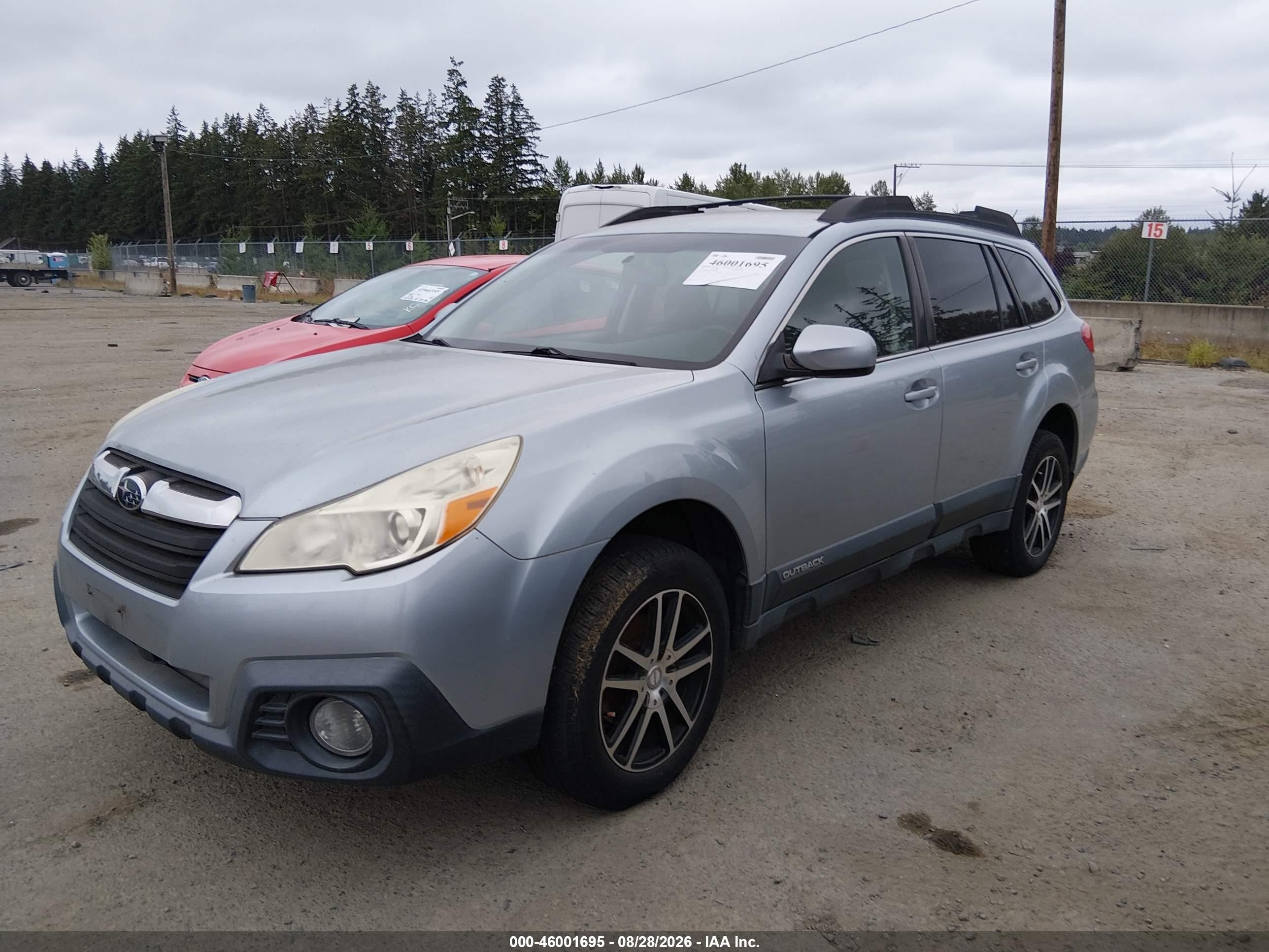 2013 Subaru Outback 2.5i Premium Light Blue vin: 4S4BRBCC6D3274805