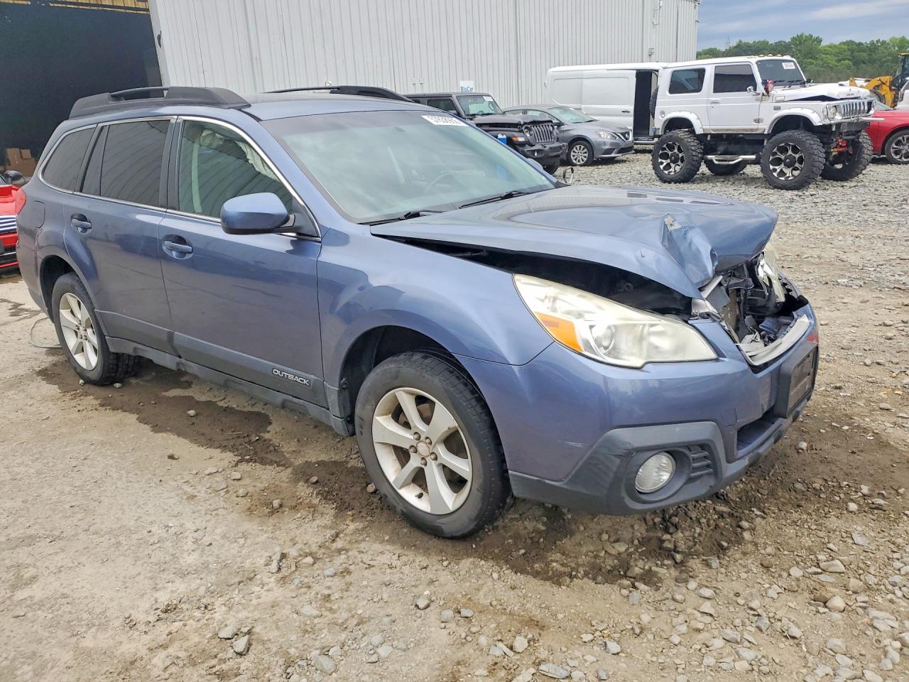 2014 Subaru Outback 2.5i Premium Blue vin: 4S4BRBCC6E3319159