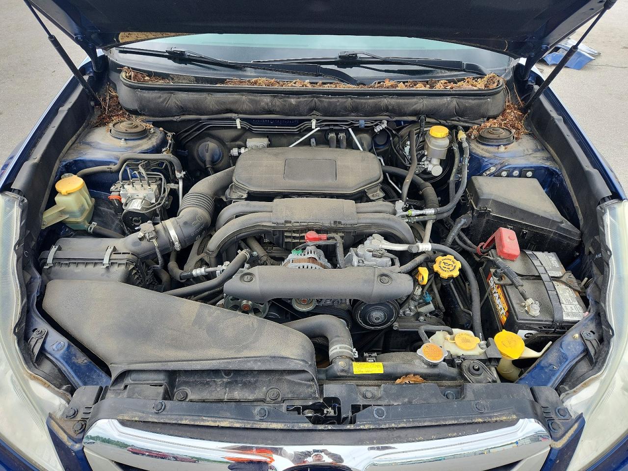2011 Subaru Outback 2.5i Premium Blue vin: 4S4BRBCC7B3343627