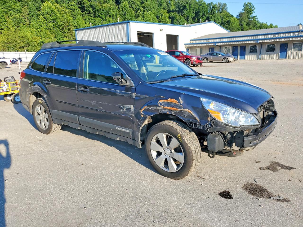 2011 Subaru Outback 2.5i Premium Gray vin: 4S4BRBCC7B3403924