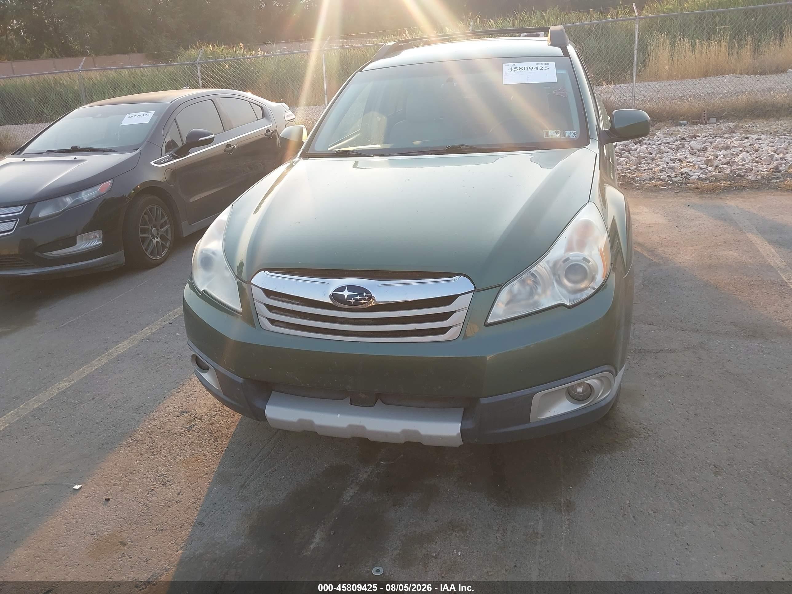 2012 Subaru Outback 2.5i Premium Зеленый vin: 4S4BRBCC7C3219505