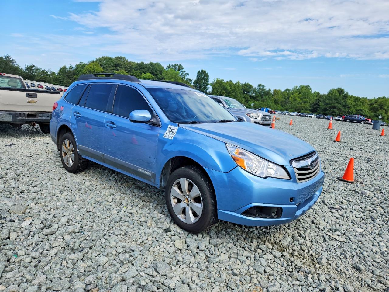 2012 Subaru Outback 2.5i Premium Blue vin: 4S4BRBCC7C3222646
