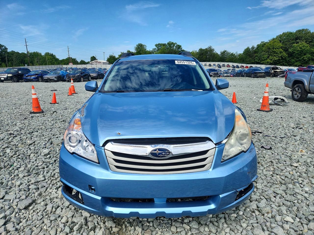 2012 Subaru Outback 2.5i Premium Blue vin: 4S4BRBCC7C3222646