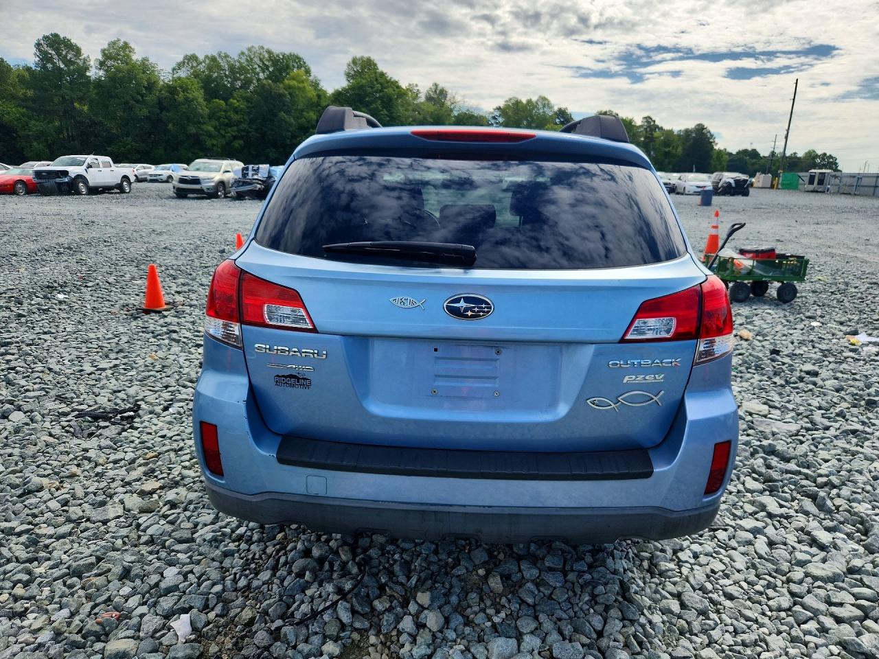 2012 Subaru Outback 2.5i Premium Blue vin: 4S4BRBCC7C3222646