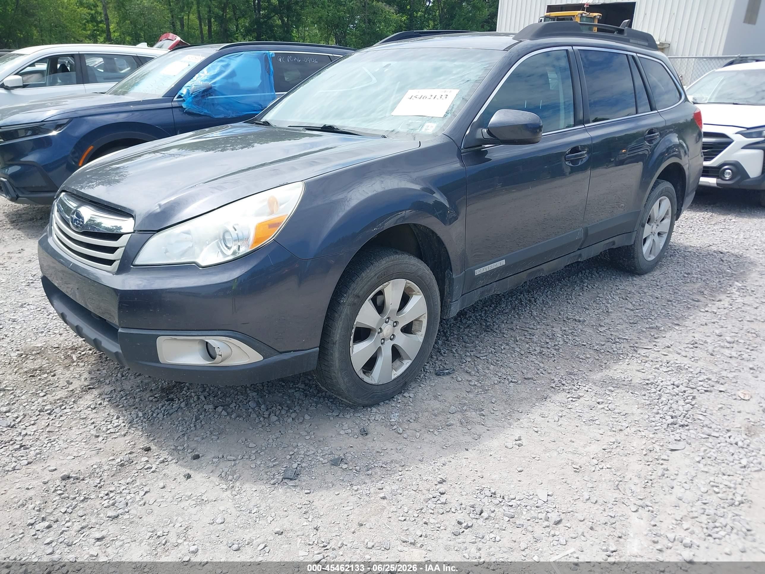 2012 Subaru Outback 2.5i Premium Blue vin: 4S4BRBCC7C3236515