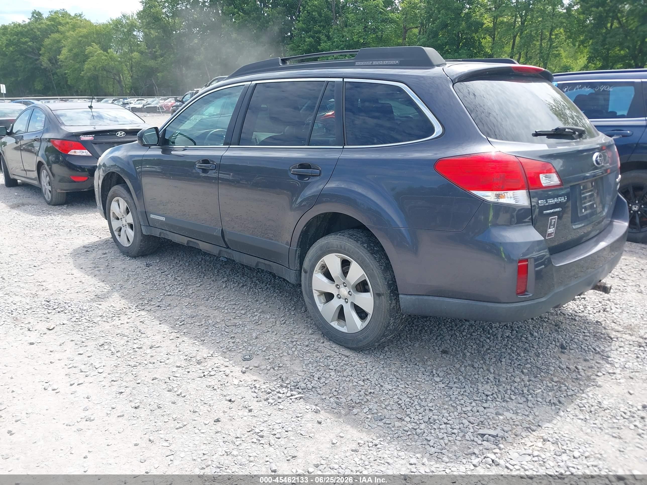 2012 Subaru Outback 2.5i Premium Blue vin: 4S4BRBCC7C3236515