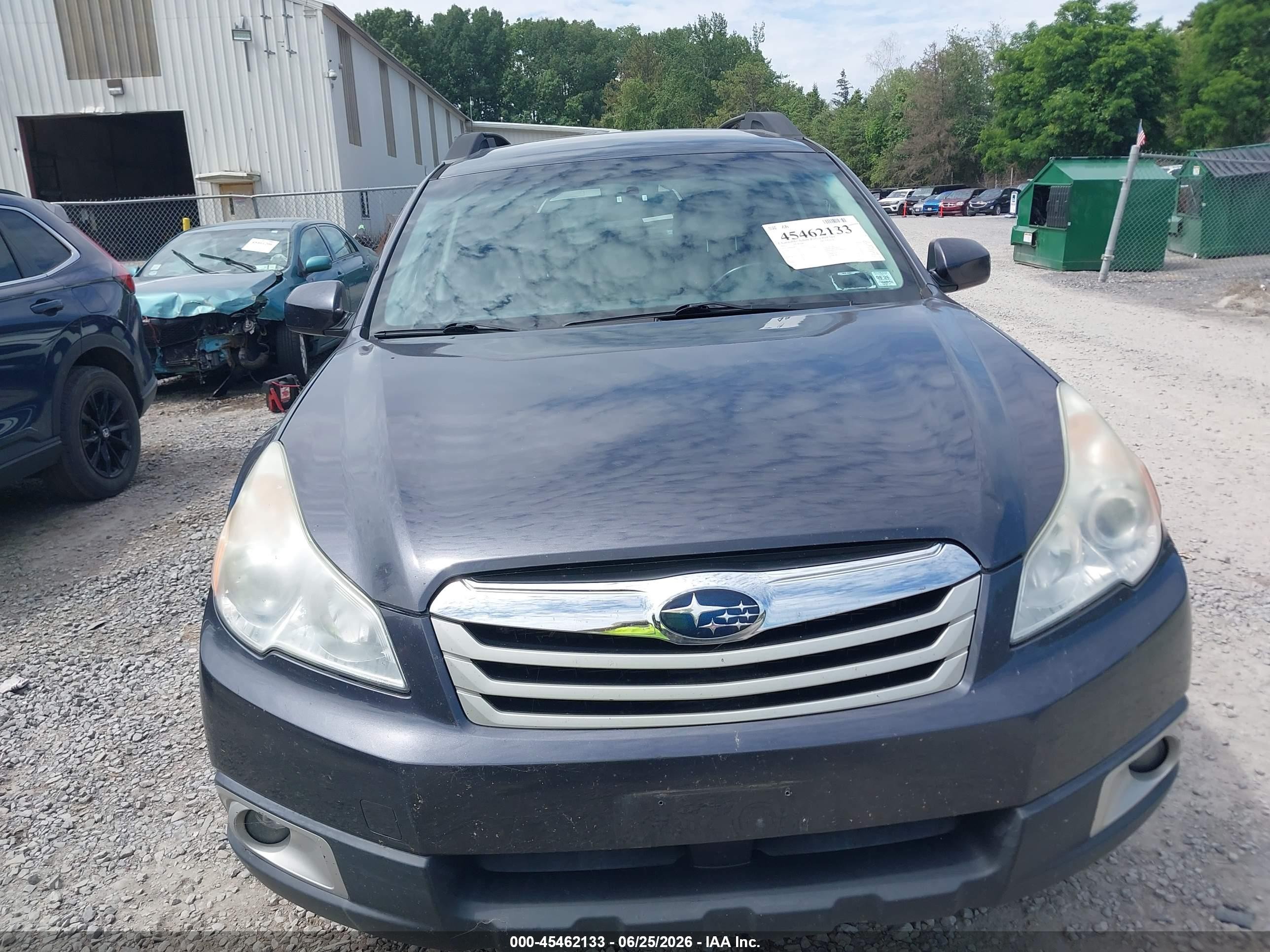 2012 Subaru Outback 2.5i Premium Blue vin: 4S4BRBCC7C3236515