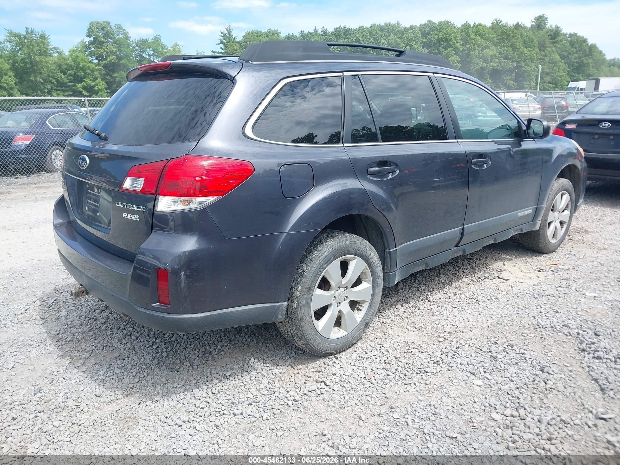 2012 Subaru Outback 2.5i Premium Blue vin: 4S4BRBCC7C3236515