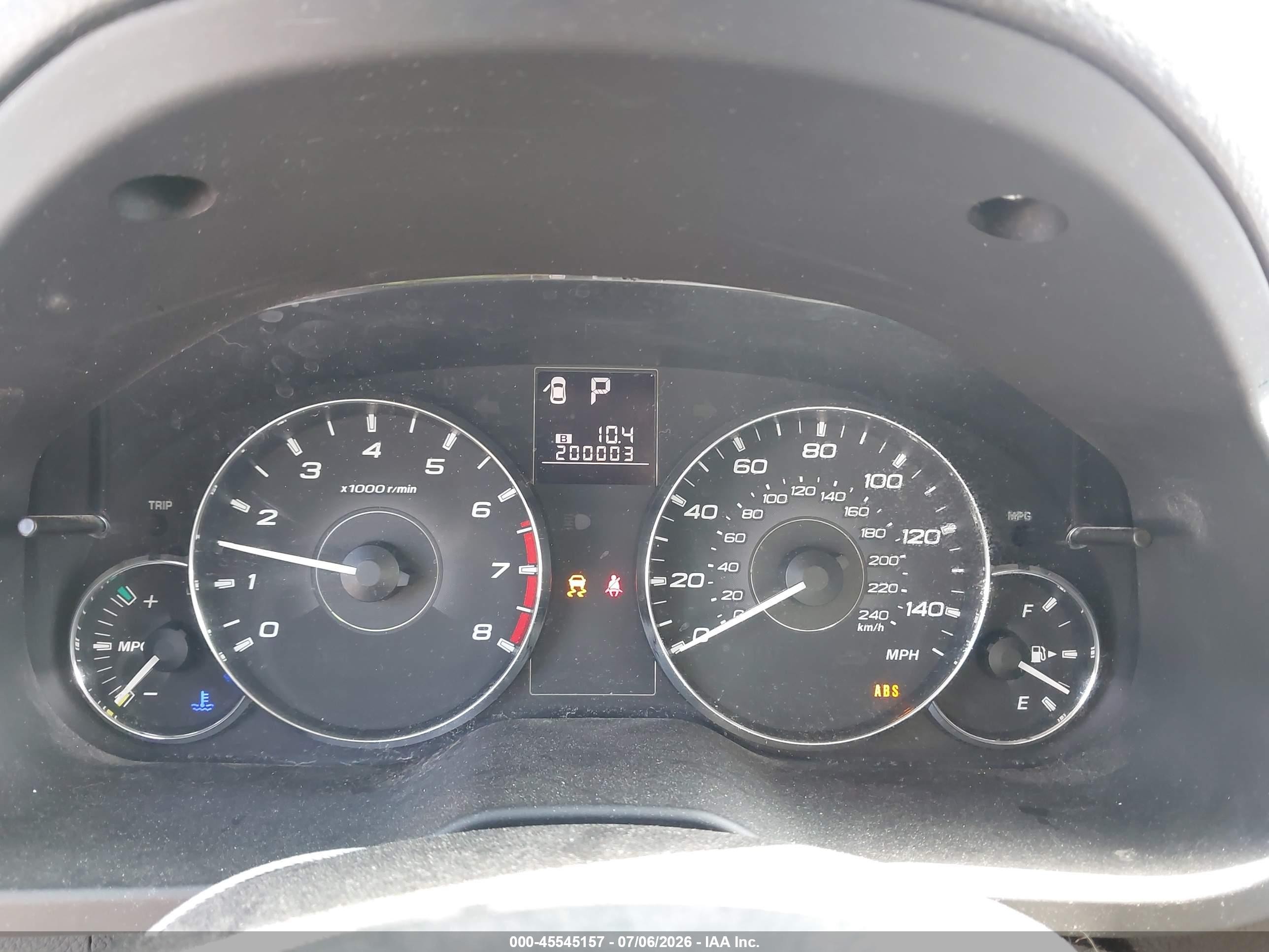 2012 Subaru Outback 2.5i Premium Серебряный vin: 4S4BRBCC7C3240256