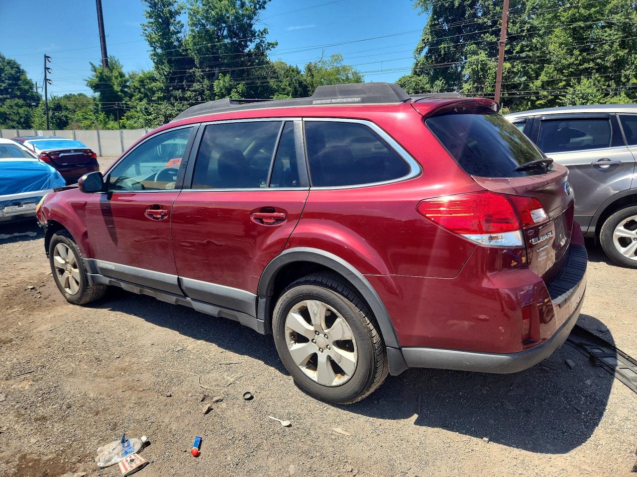 2012 Subaru Outback 2.5i Premium Бордовый vin: 4S4BRBCC7C3241729