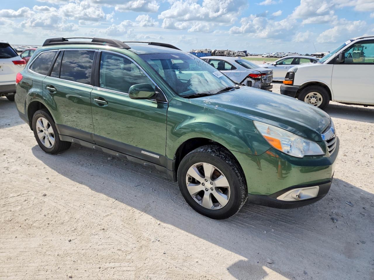 2012 Subaru Outback 2.5i Premium Green vin: 4S4BRBCC7C3263391