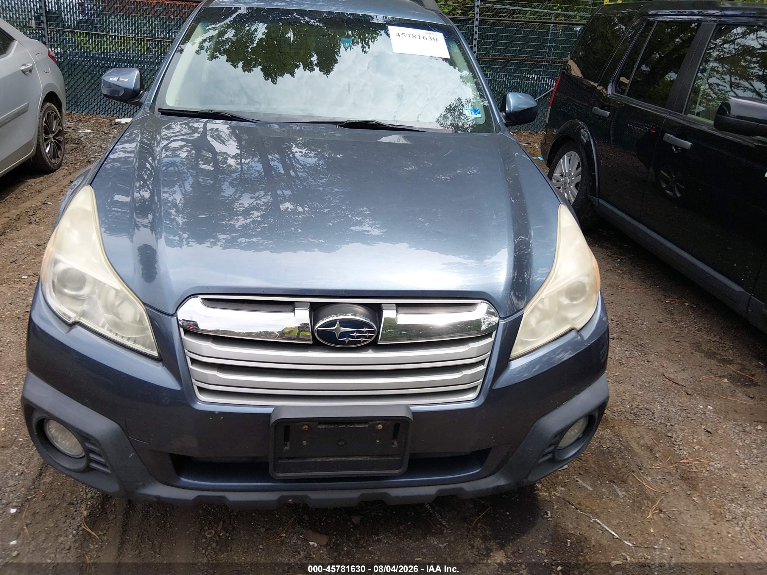 2013 Subaru Outback 2.5i Premium Blue vin: 4S4BRBCC7D3227962