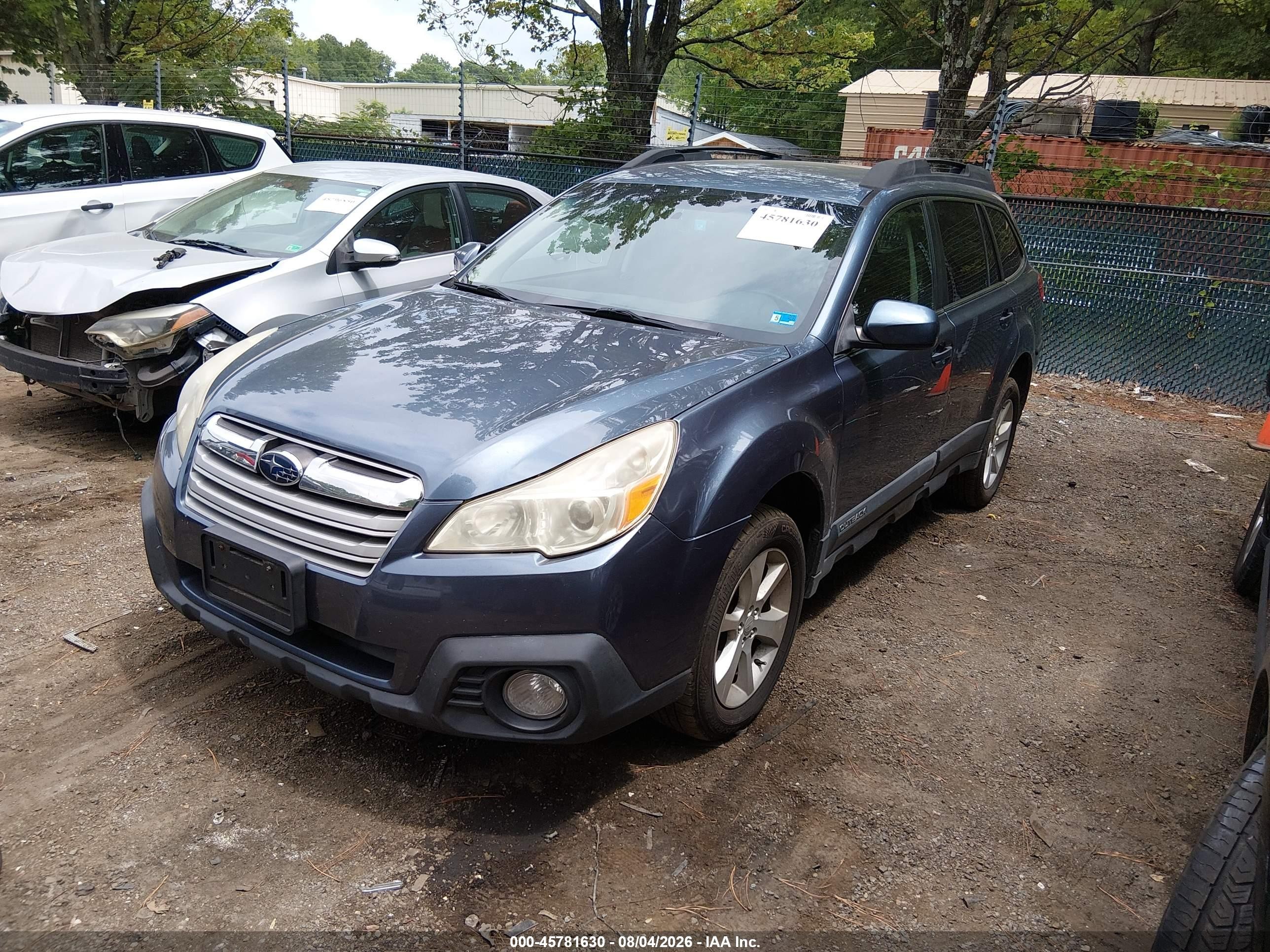 2013 Subaru Outback 2.5i Premium Blue vin: 4S4BRBCC7D3227962