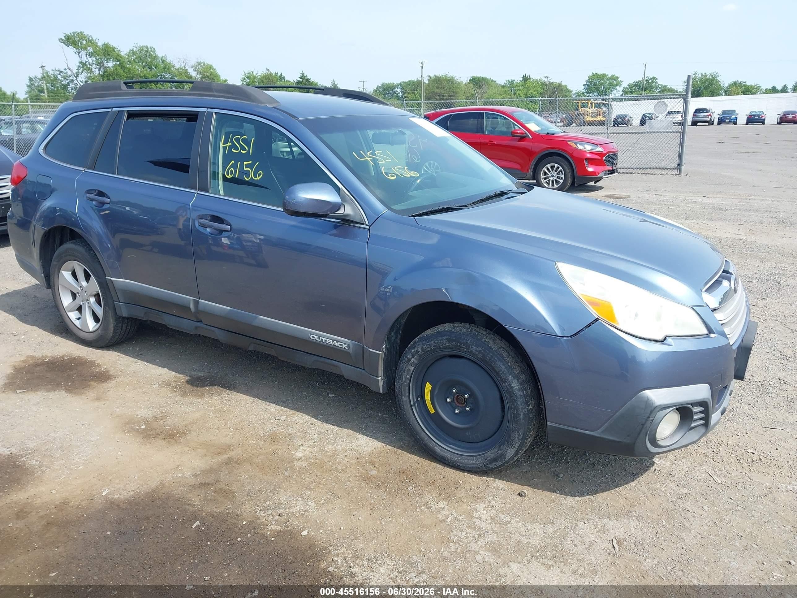 2013 Subaru Outback 2.5i Premium Blue vin: 4S4BRBCC7D3243000