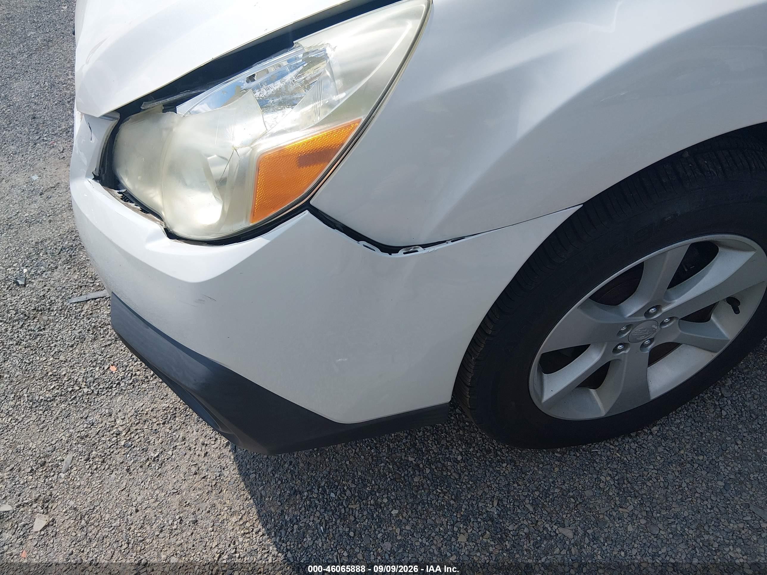 2013 Subaru Outback 2.5i Premium White vin: 4S4BRBCC7D3255504