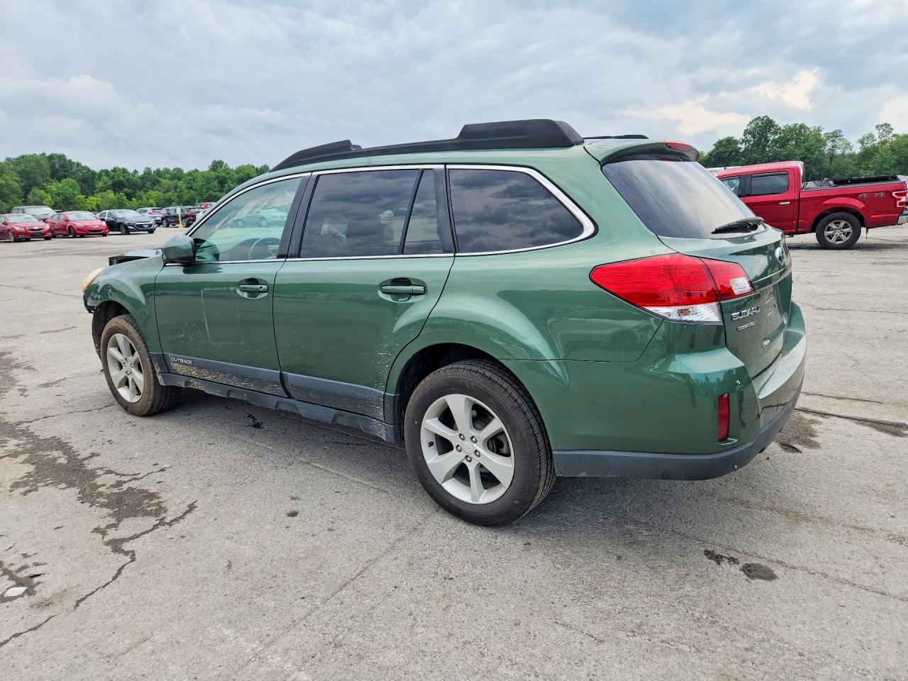 2013 Subaru Outback 2.5i Premium Green vin: 4S4BRBCC7D3266874