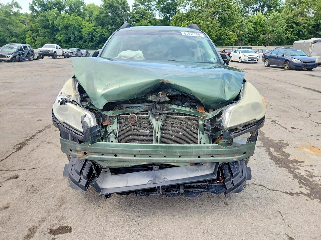2013 Subaru Outback 2.5i Premium Green vin: 4S4BRBCC7D3266874