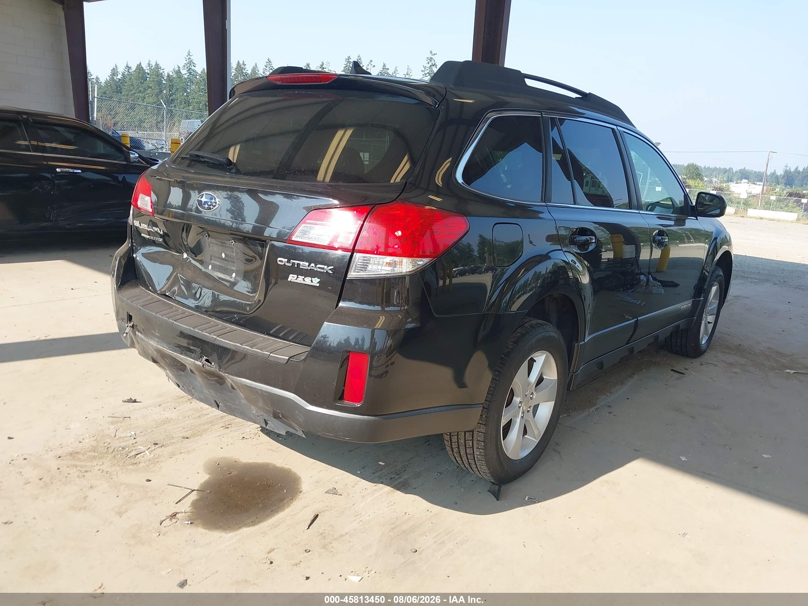 2014 Subaru Outback 2.5i Premium Black vin: 4S4BRBCC7E3259862