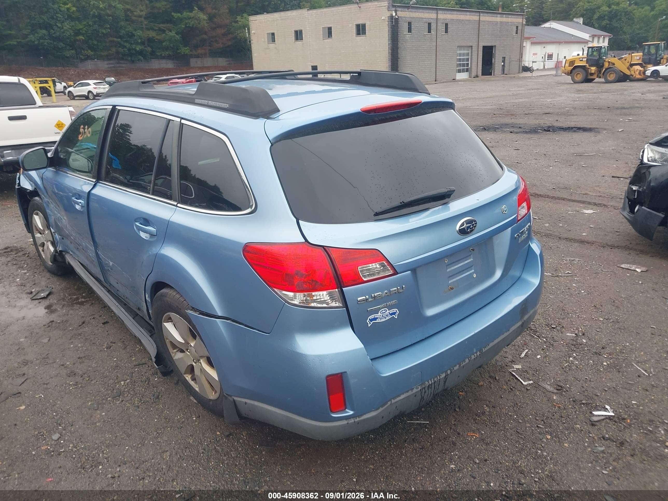 2010 Subaru Outback 2.5i Premium Blue vin: 4S4BRBCC8A3335227