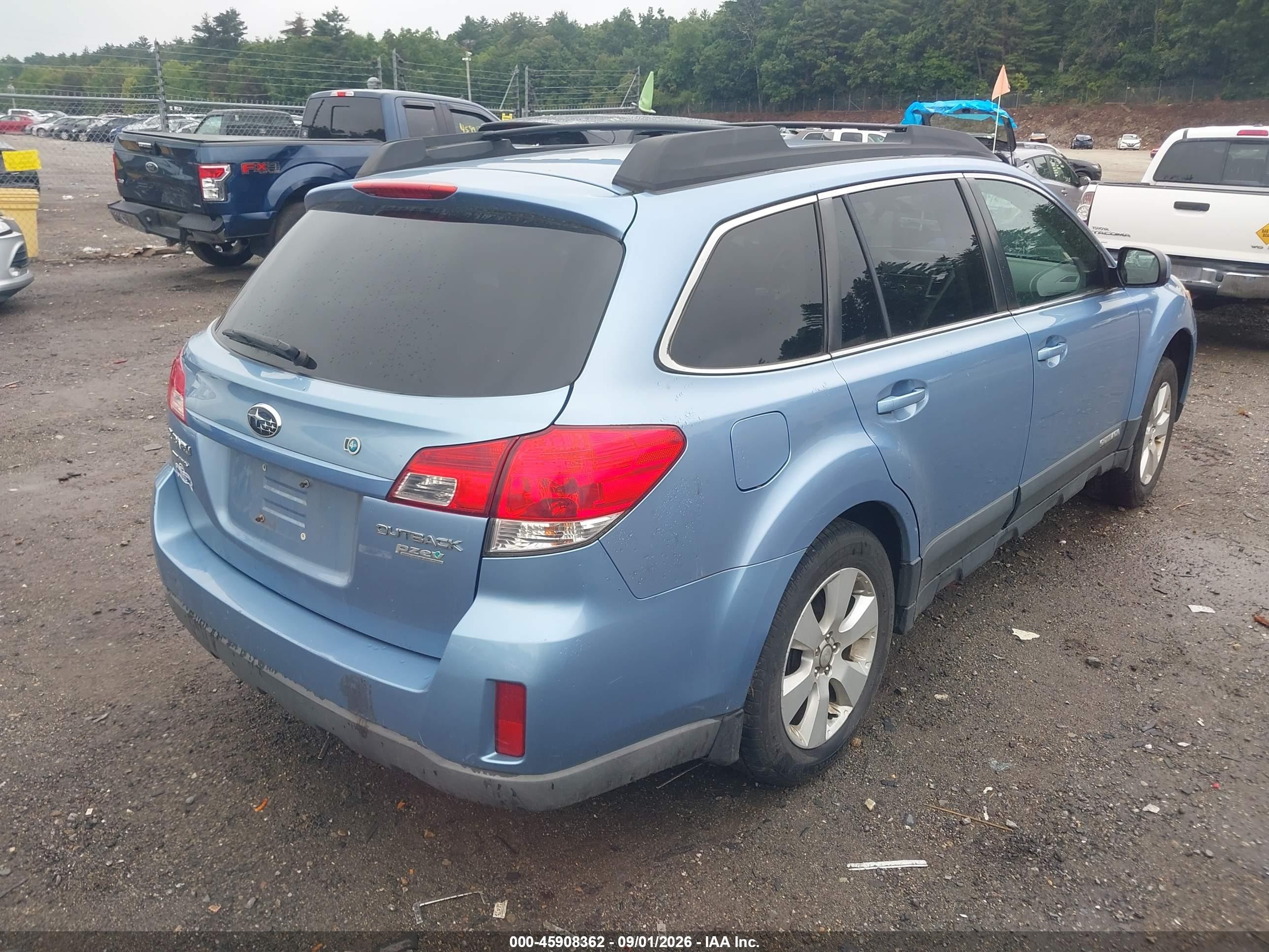 2010 Subaru Outback 2.5i Premium Blue vin: 4S4BRBCC8A3335227