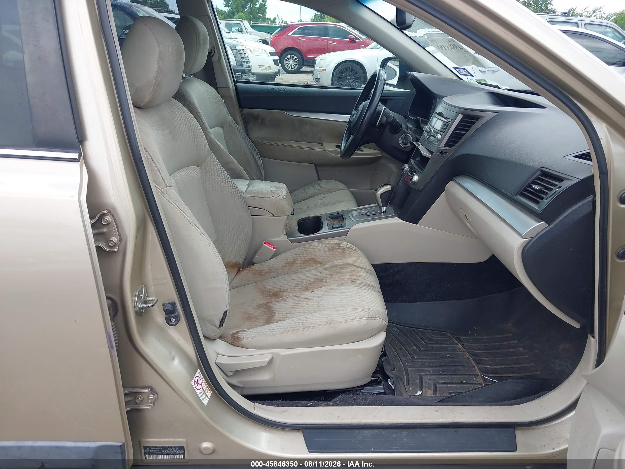 2010 Subaru Outback 2.5i Premium Gold vin: 4S4BRBCC8A3349497