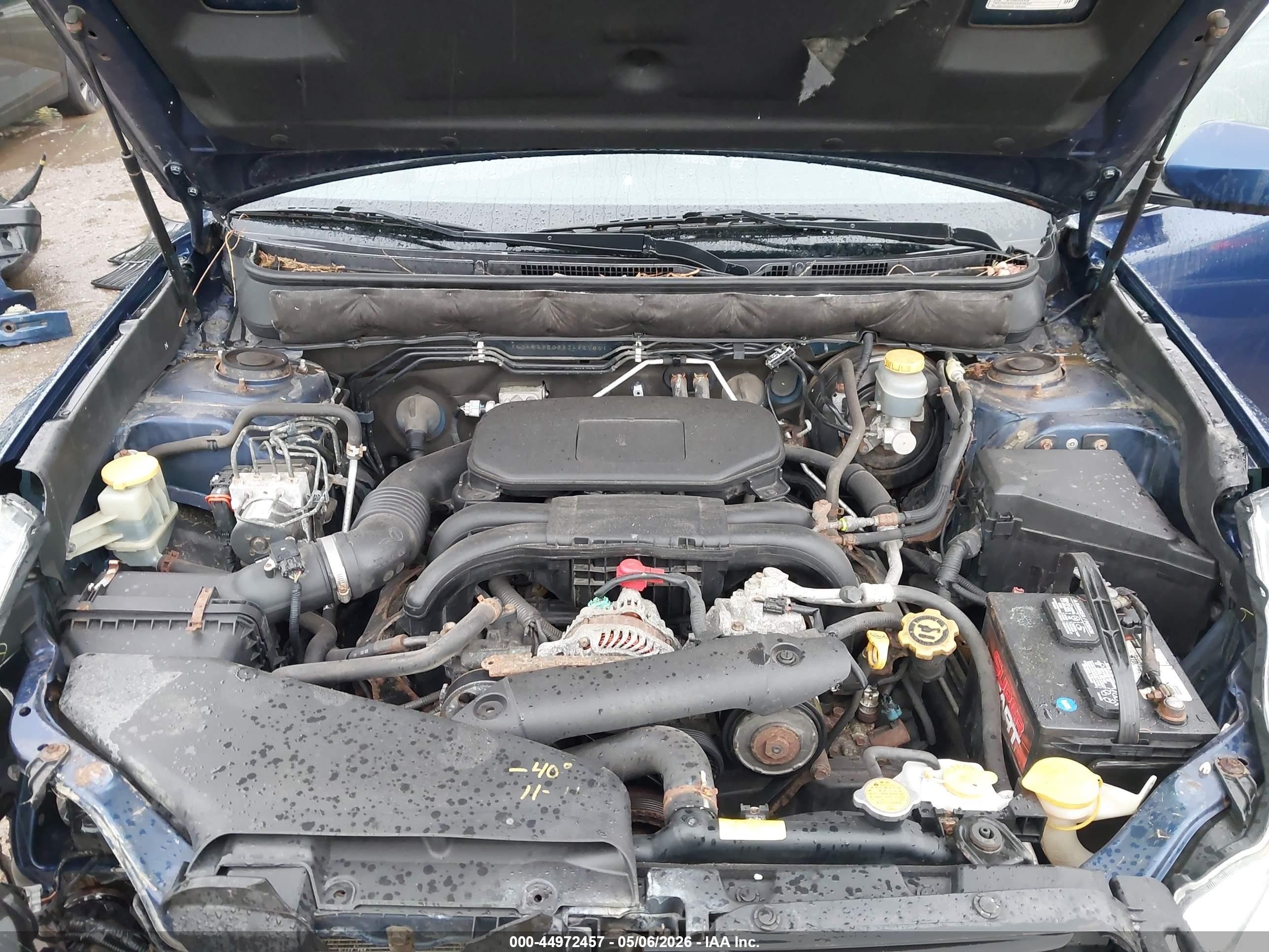 2011 Subaru Outback 2.5i Premium Blue vin: 4S4BRBCC8B3418786