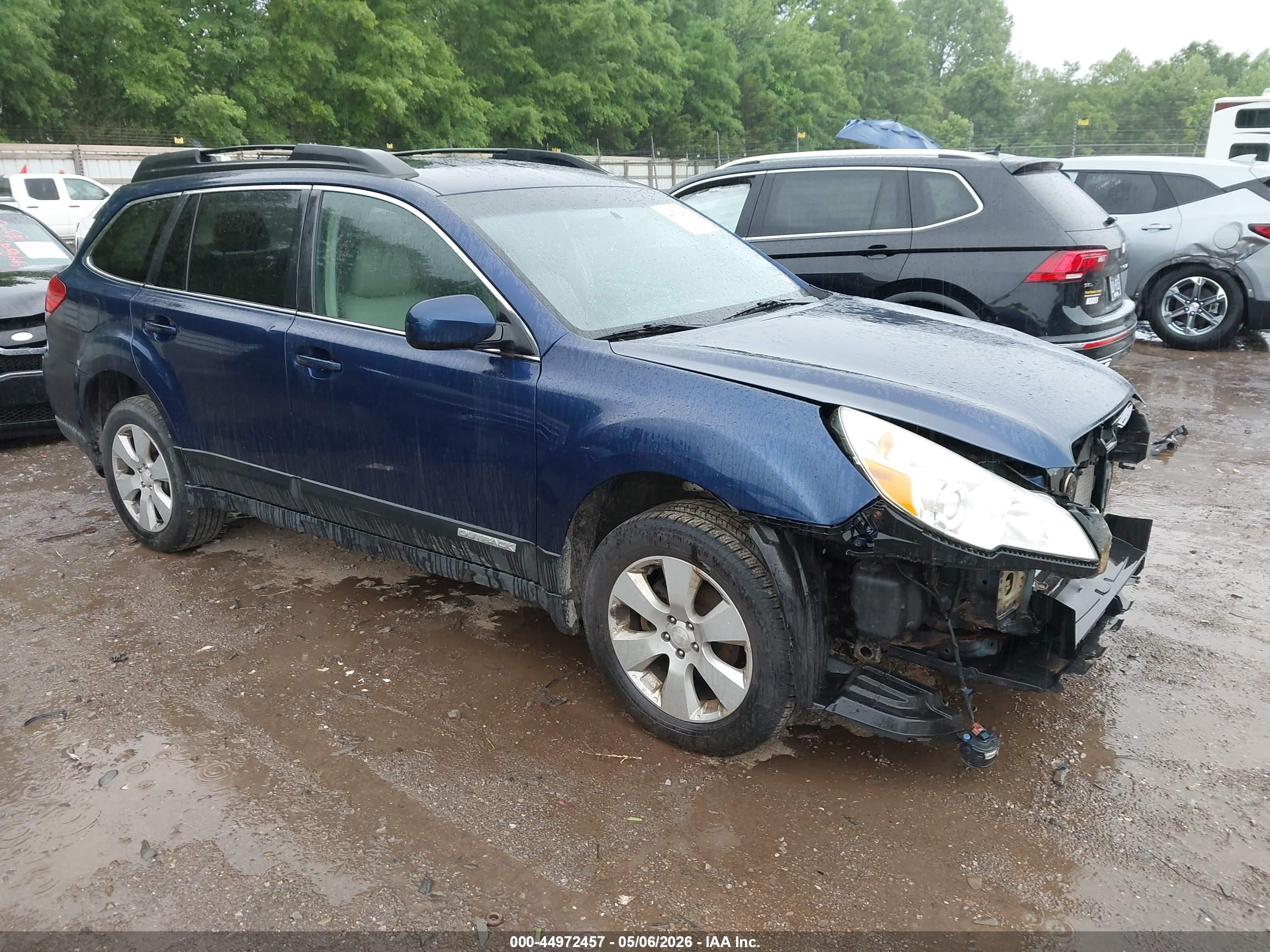 2011 Subaru Outback 2.5i Premium Blue vin: 4S4BRBCC8B3418786