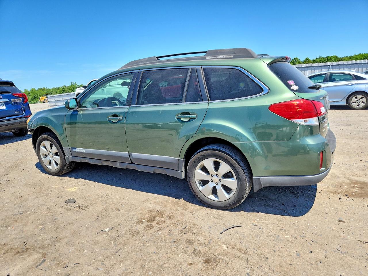 2012 Subaru Outback 2.5i Premium Зеленый vin: 4S4BRBCC8C3206231