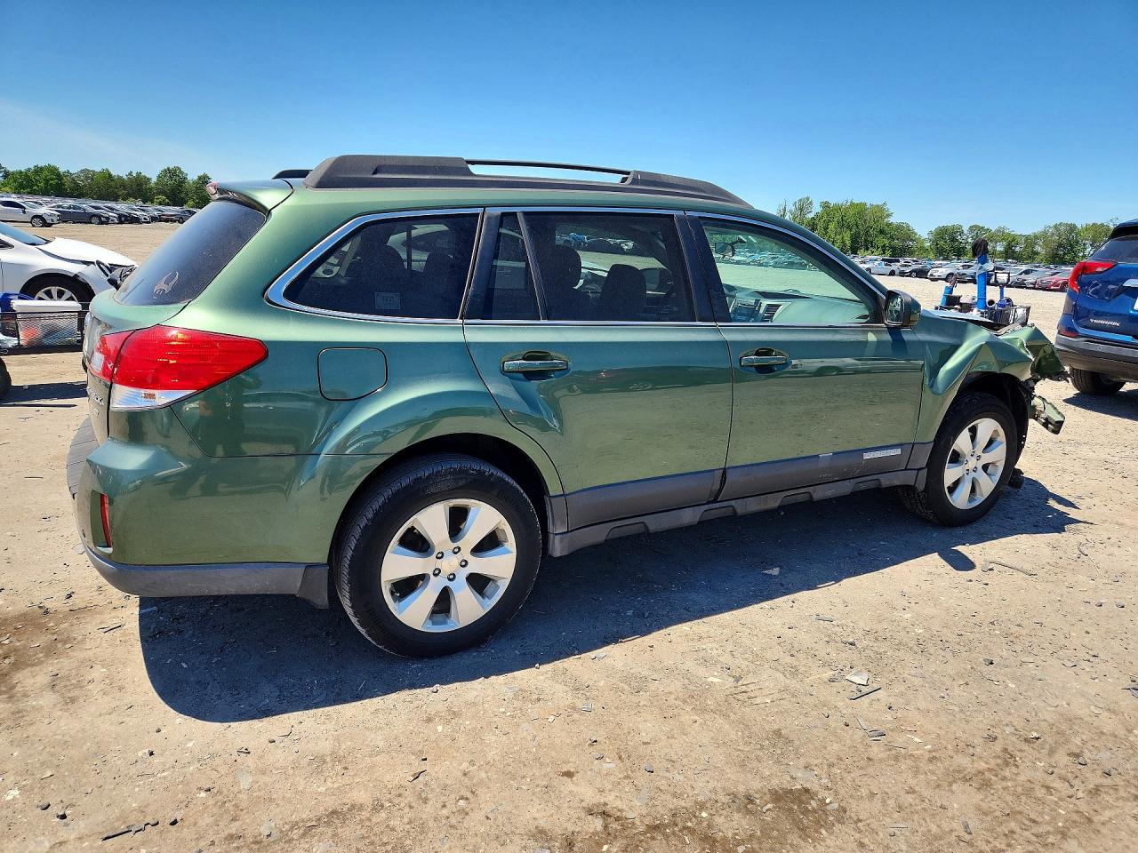 2012 Subaru Outback 2.5i Premium Зеленый vin: 4S4BRBCC8C3206231