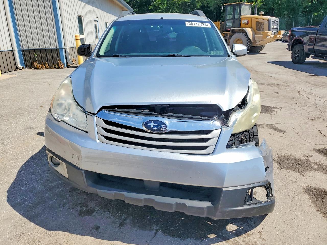 2012 Subaru Outback 2.5i Premium Silver vin: 4S4BRBCC8C3250035