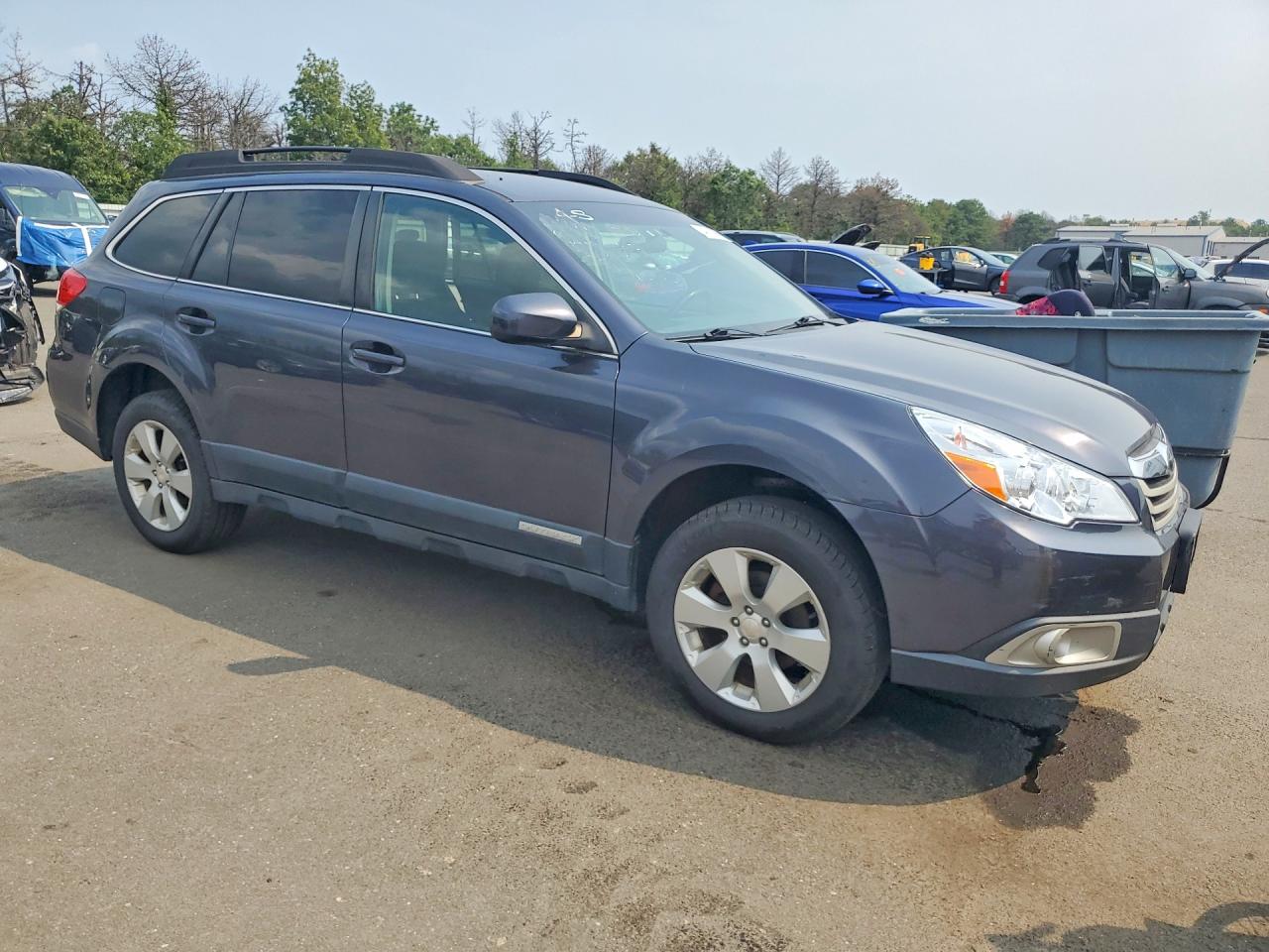 2012 Subaru Outback 2.5i Premium Gray vin: 4S4BRBCC8C3254828