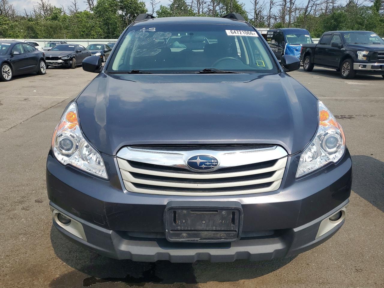 2012 Subaru Outback 2.5i Premium Gray vin: 4S4BRBCC8C3254828