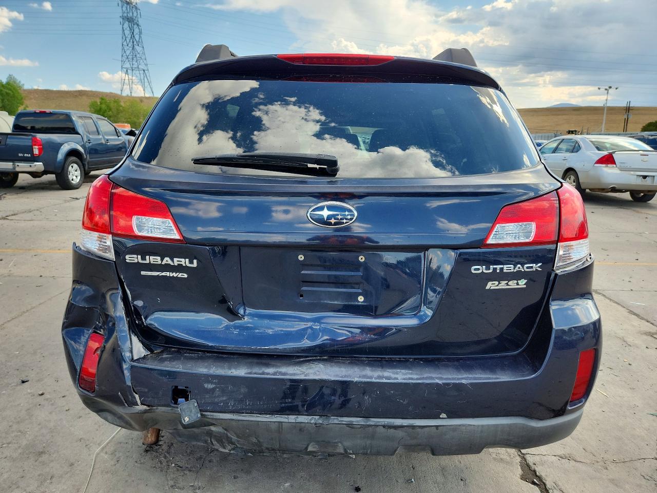 2012 Subaru Outback 2.5i Premium Blue vin: 4S4BRBCC8C3267501