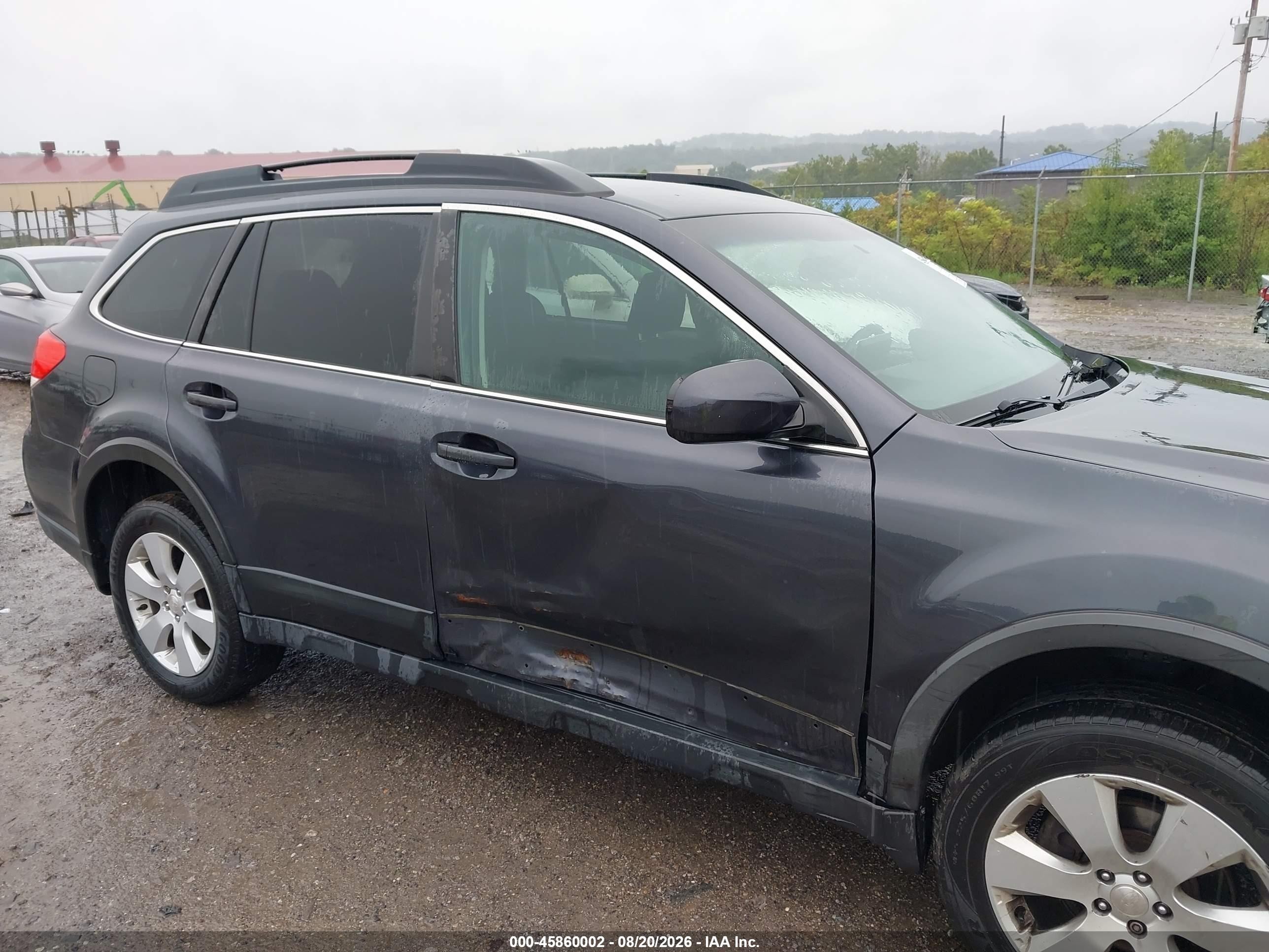 2012 Subaru Outback 2.5i Premium Gray vin: 4S4BRBCC8C3295055