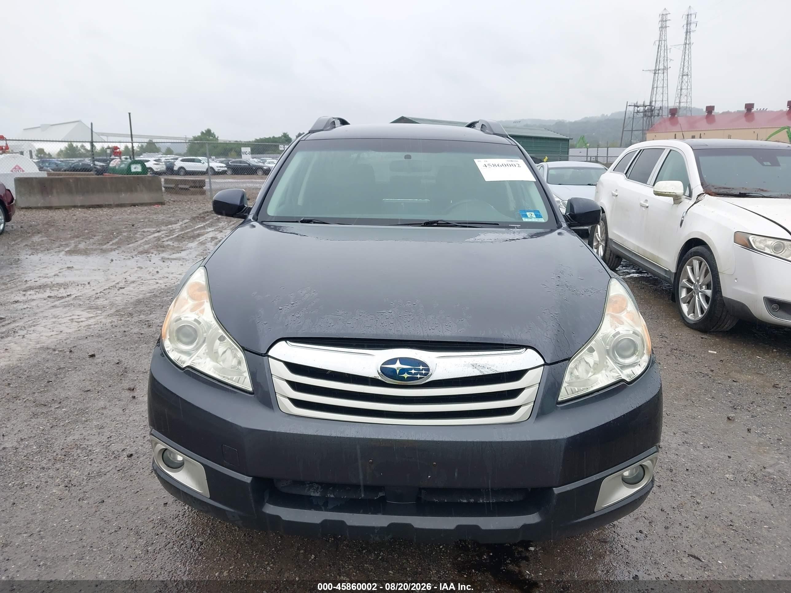 2012 Subaru Outback 2.5i Premium Gray vin: 4S4BRBCC8C3295055