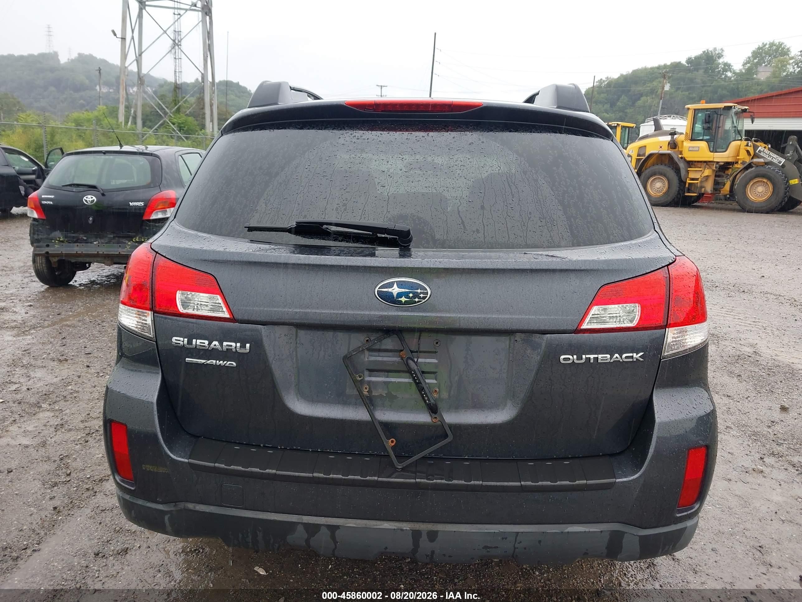 2012 Subaru Outback 2.5i Premium Gray vin: 4S4BRBCC8C3295055
