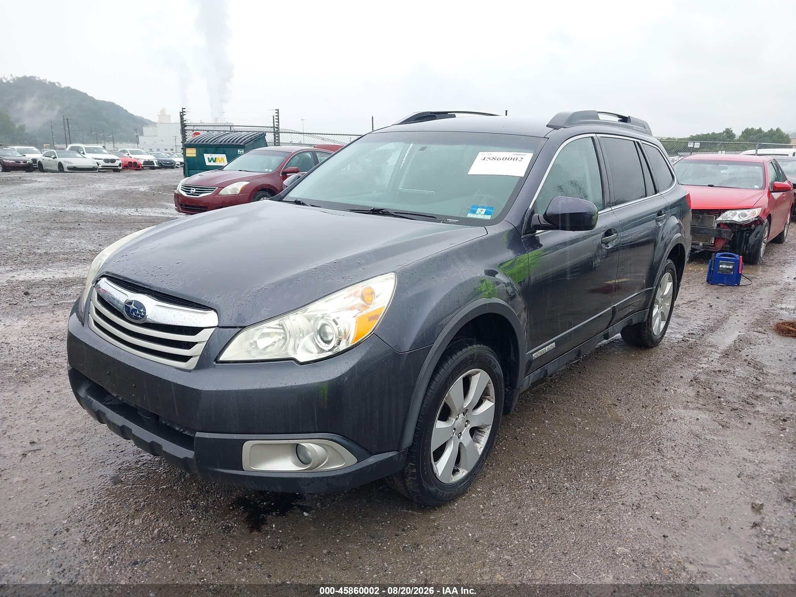 2012 Subaru Outback 2.5i Premium Gray vin: 4S4BRBCC8C3295055