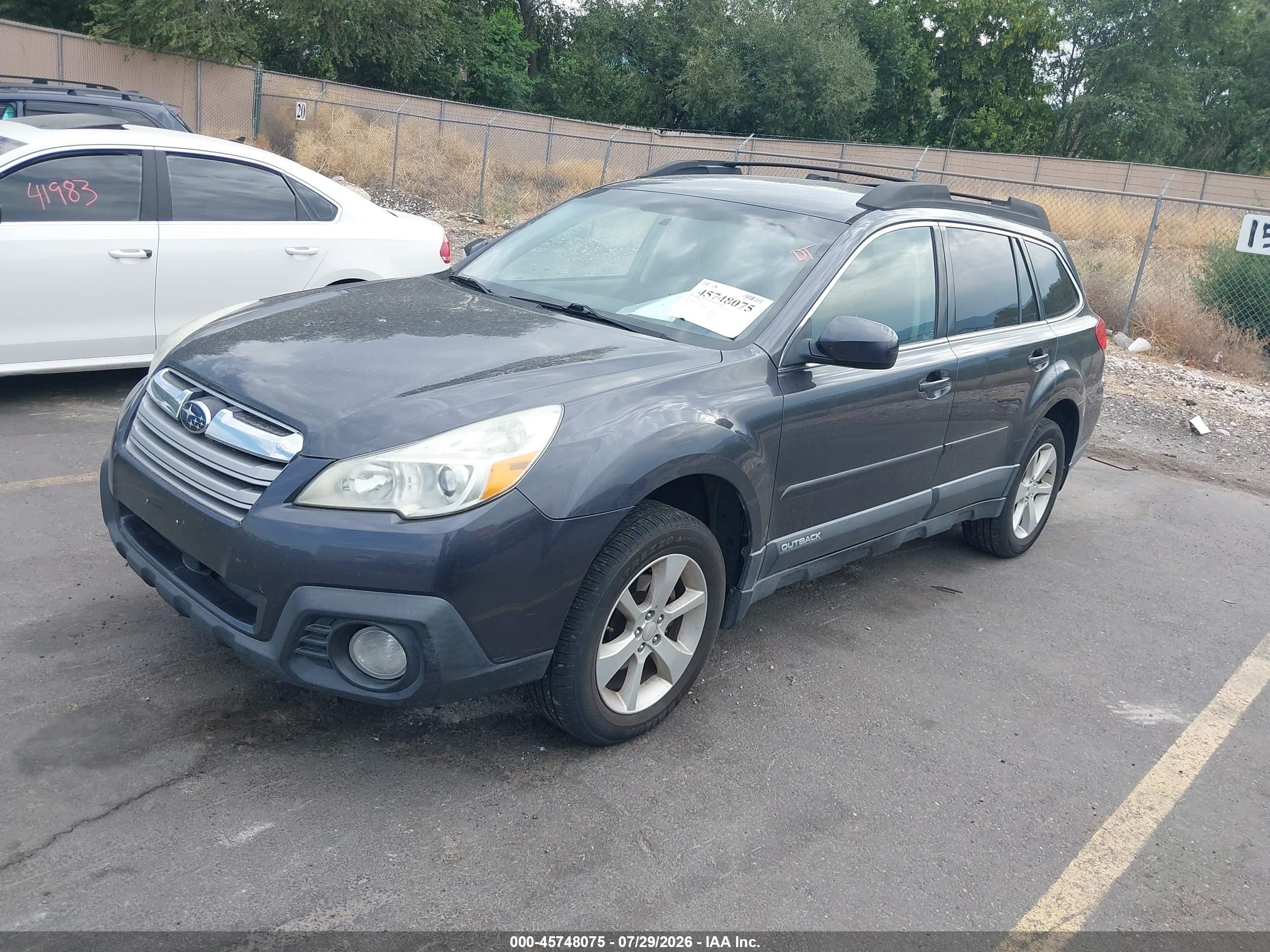 2013 Subaru Outback 2.5i Premium Dark Blue vin: 4S4BRBCC8D3226268
