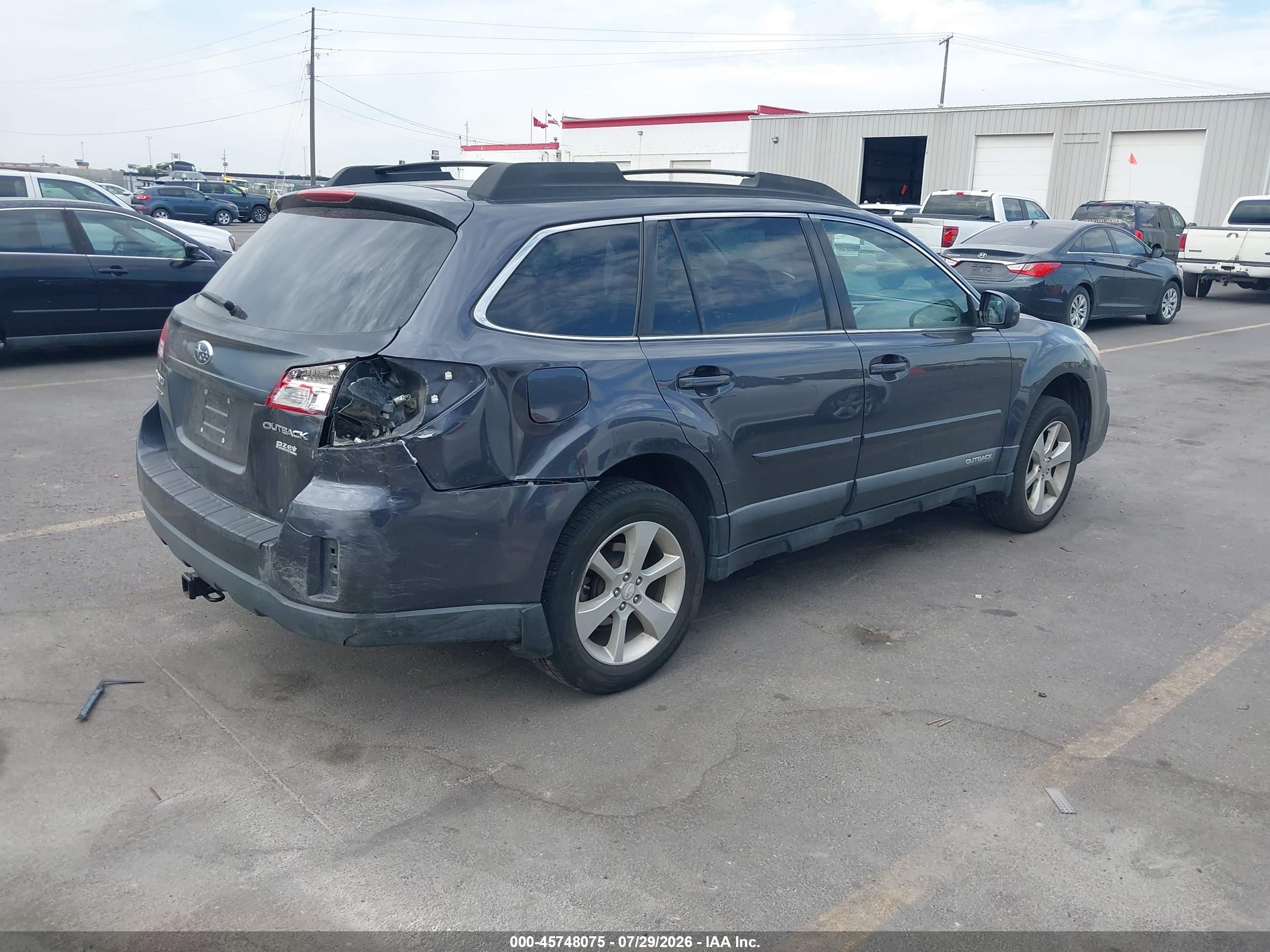 2013 Subaru Outback 2.5i Premium Dark Blue vin: 4S4BRBCC8D3226268
