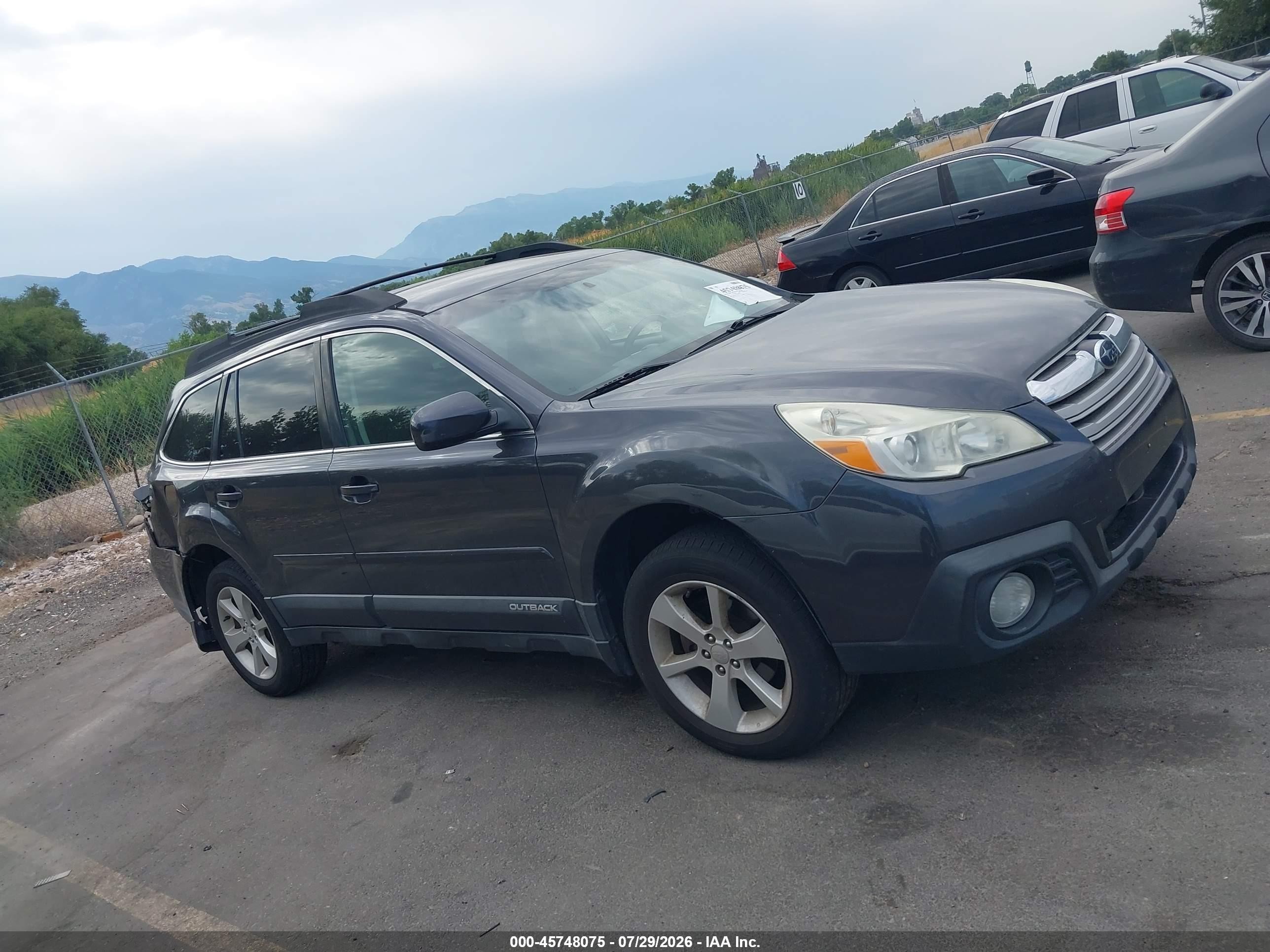2013 Subaru Outback 2.5i Premium Dark Blue vin: 4S4BRBCC8D3226268