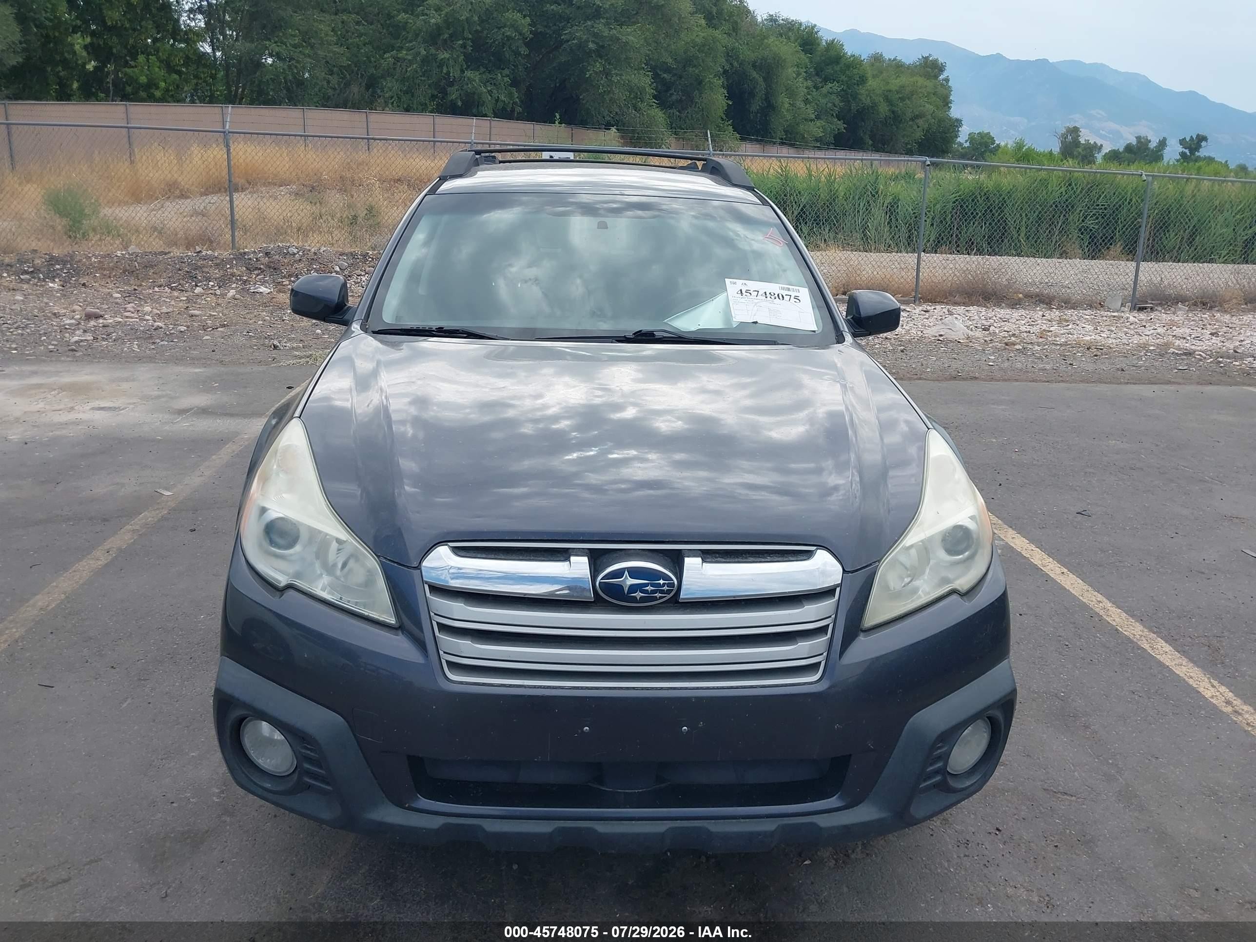 2013 Subaru Outback 2.5i Premium Dark Blue vin: 4S4BRBCC8D3226268
