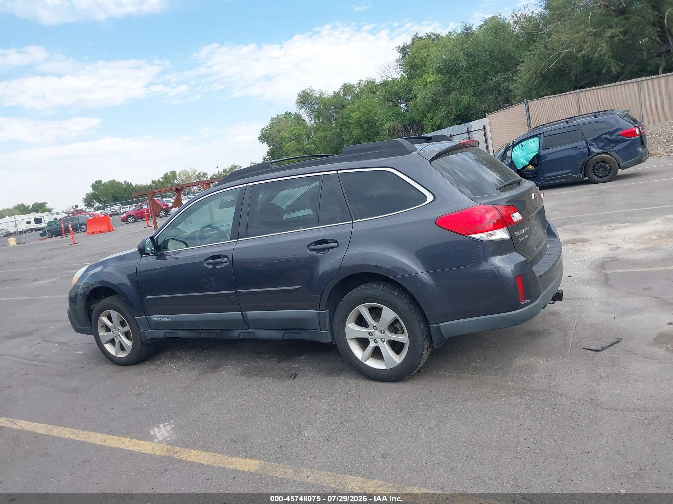 2013 Subaru Outback 2.5i Premium Dark Blue vin: 4S4BRBCC8D3226268