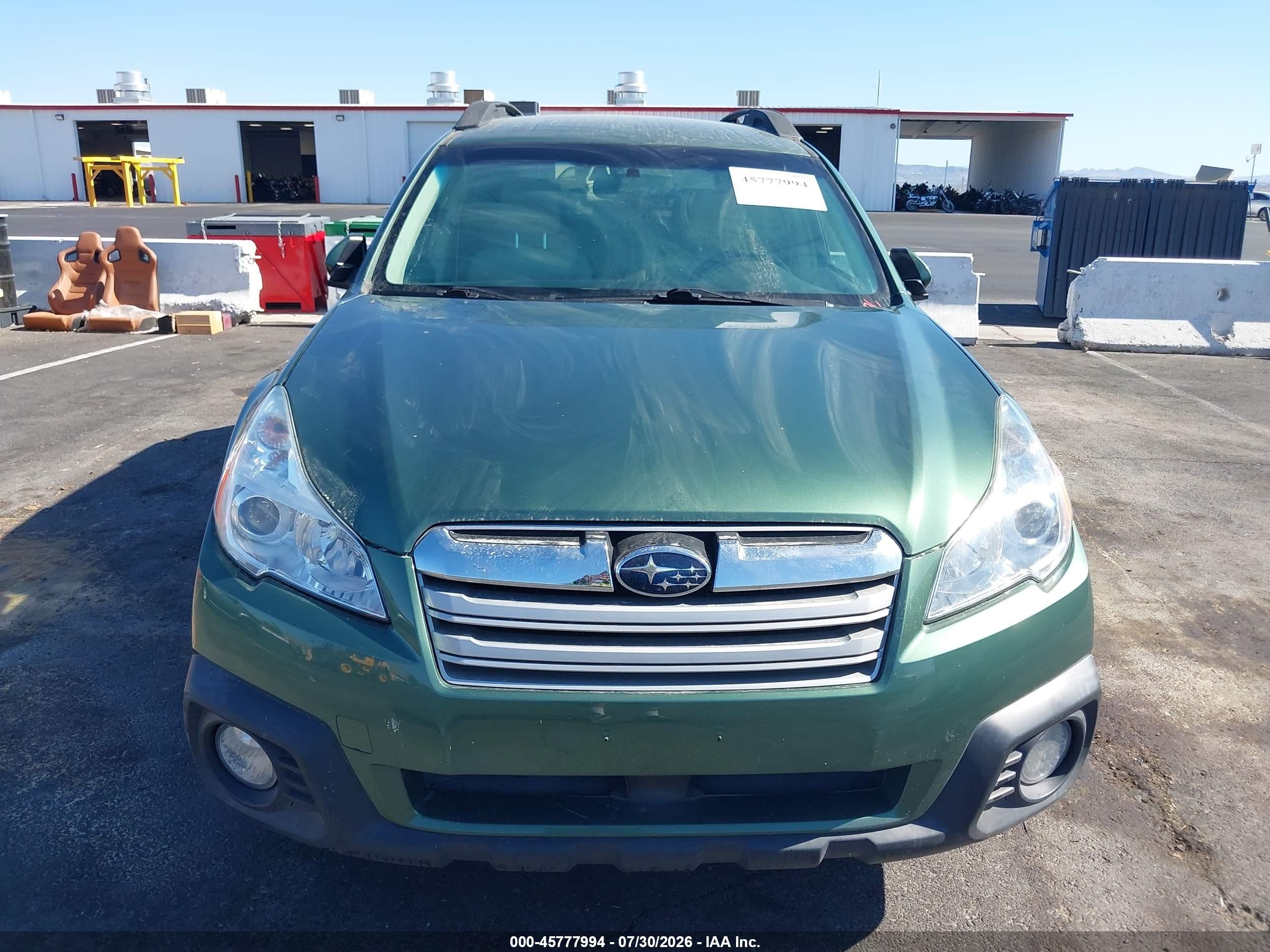2013 Subaru Outback 2.5i Premium Зеленый vin: 4S4BRBCC8D3232863